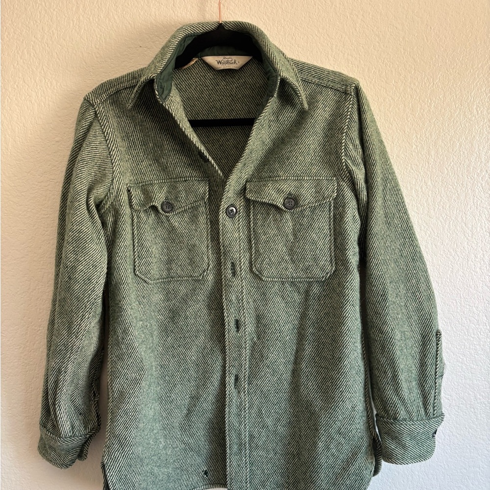 Vintage Woolrich Green Wool Jacket